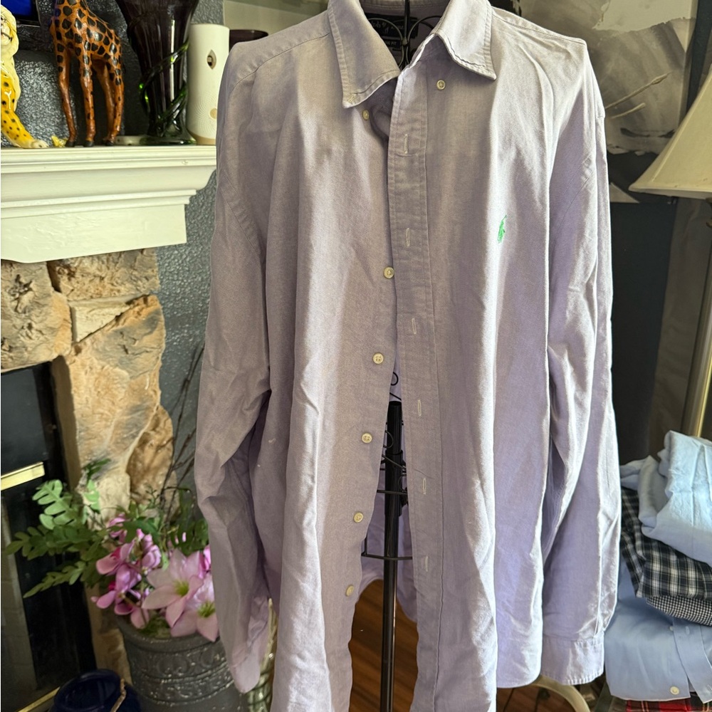 Ralph Lauren Button-Up Shirt with Logo